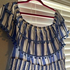 maxi off the shoulder sun dress